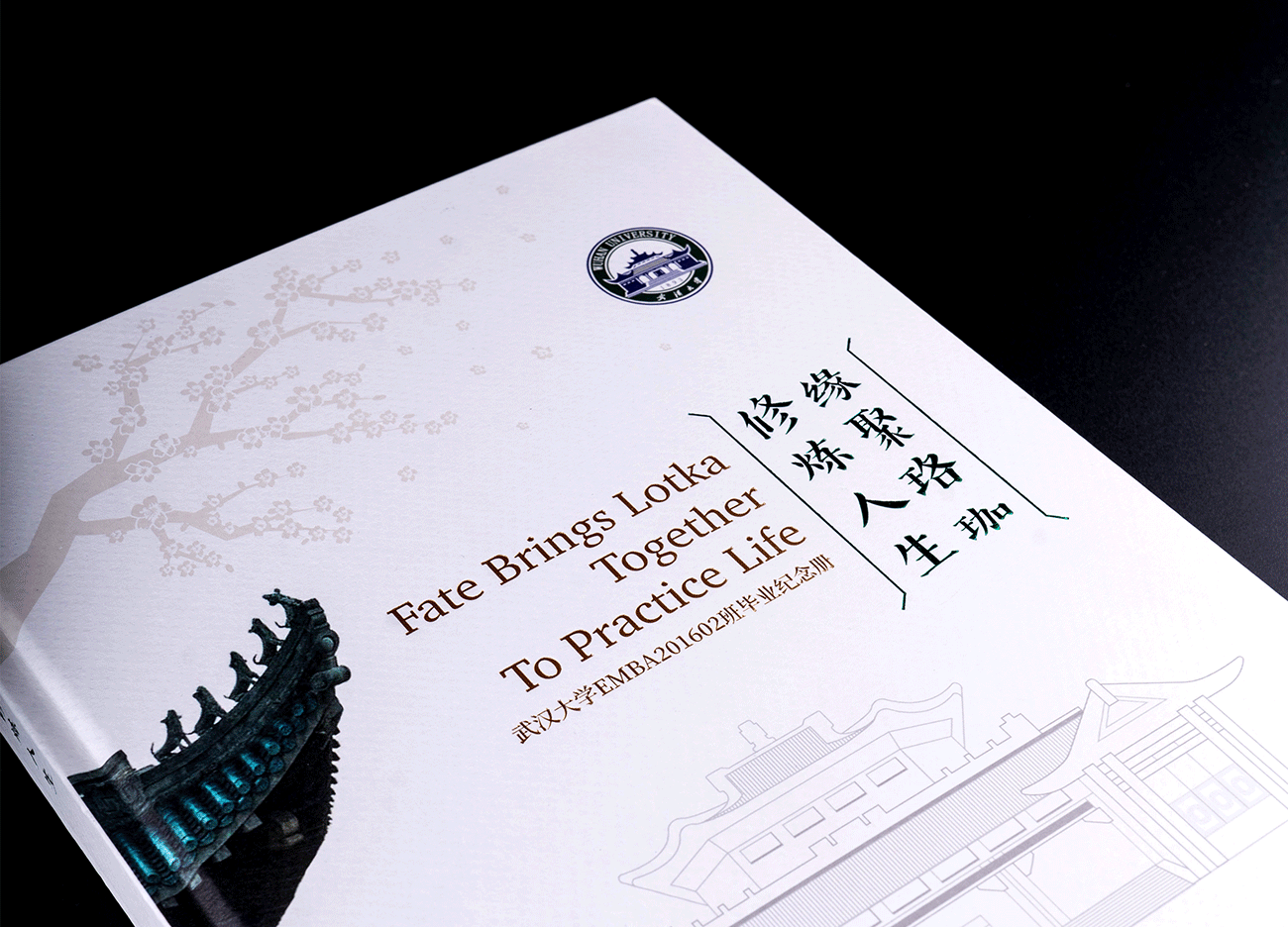 武汉大学EMBA毕业纪念册设计插图1