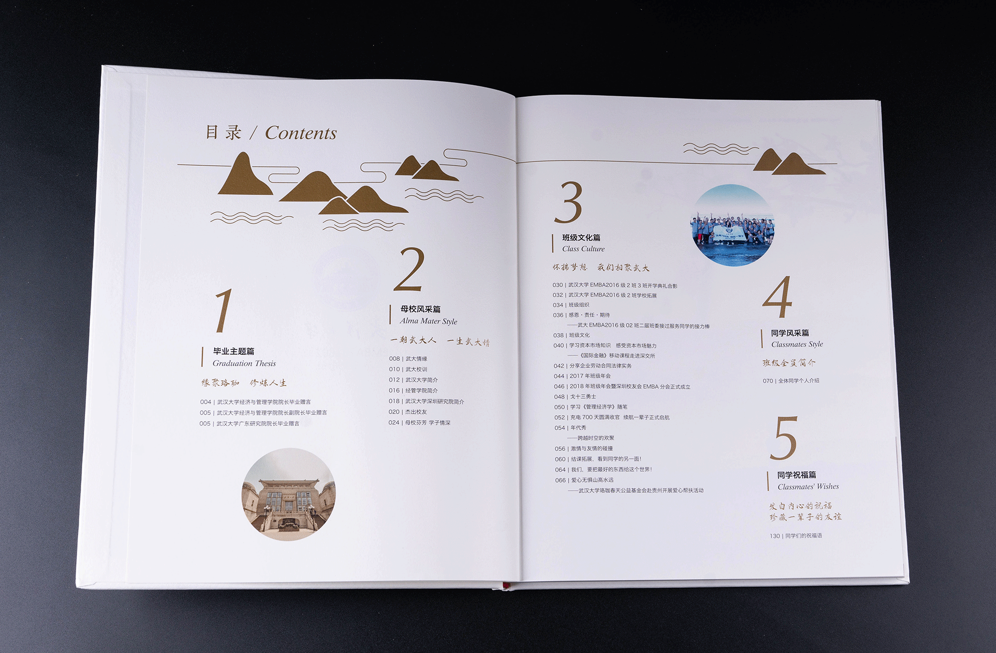 武汉大学EMBA毕业纪念册设计插图2